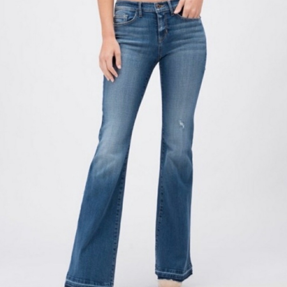 Sneak Peek Classic Denim Flare Jeans